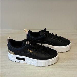 PUMA KARMEN POP UP WOMEN SNEAKERS THICK PLATFORM SIZE 6c